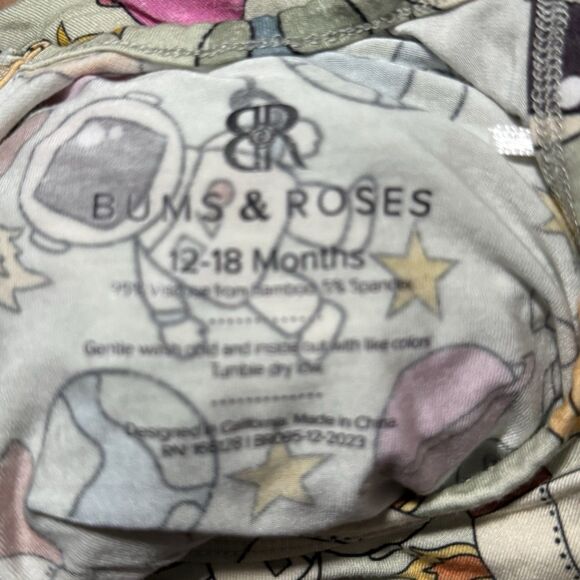 Bums & Roses + Marie Nicole 12–18M Baby Girl Long Sleeve Peplum Bodysuits Bundle - Picture 7 of 7